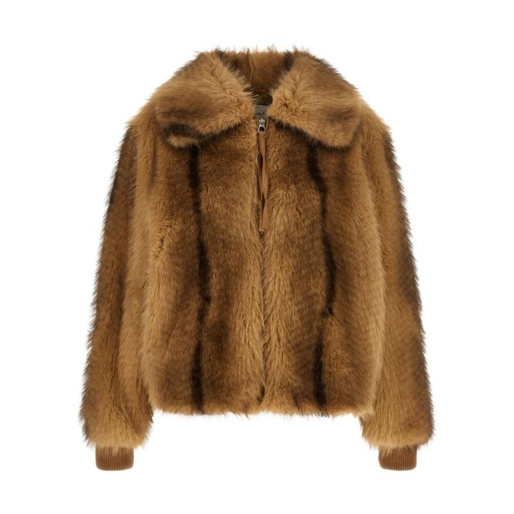 Nude Women Eco-Fur Long Hair